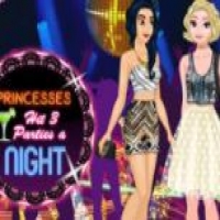 Princesses Hit 3 Parties a Night Play